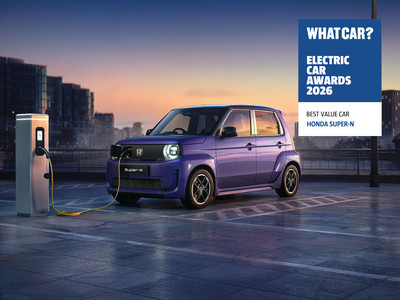Honda Super-N named Best Value Car at the 2026 What Car? Electric Car Awards