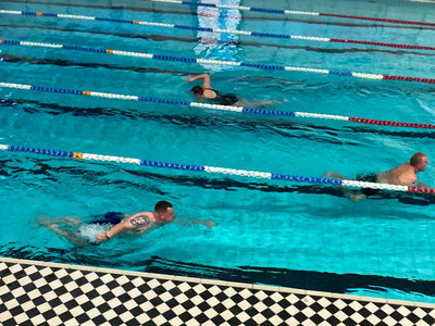 Woking Swimathon 2026 - Swimmers Compete