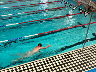 Woking Swimathon 2026 - Swimmers Compete