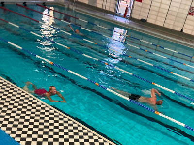 Woking Swimathon 2026 - Swimmers Compete