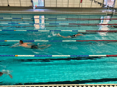 Woking Swimathon 2026 - Swimmers Compete