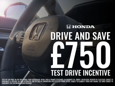 Save £750 Off a New Honda Save £750 Off a New Honda