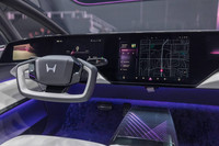 The Honda 0 Saloon includes ASIMO OS