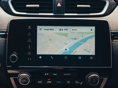 Google Maps in the Honda CR-V Hybrid