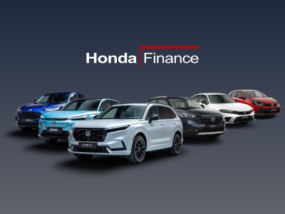 Honda 2024 Model Range with Honda Finance Logo