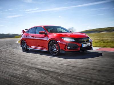 The Type R at home on the track