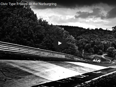 New Civic Type-R at Nurburgring