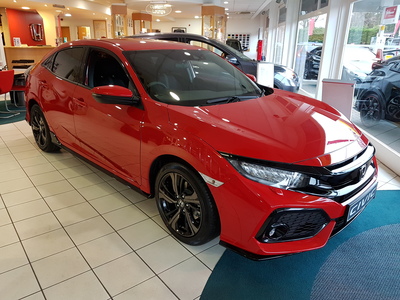 Red Sports Manual Civic - Front