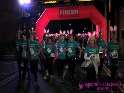 The Midnight Walk was a sea of flashing bunny ears