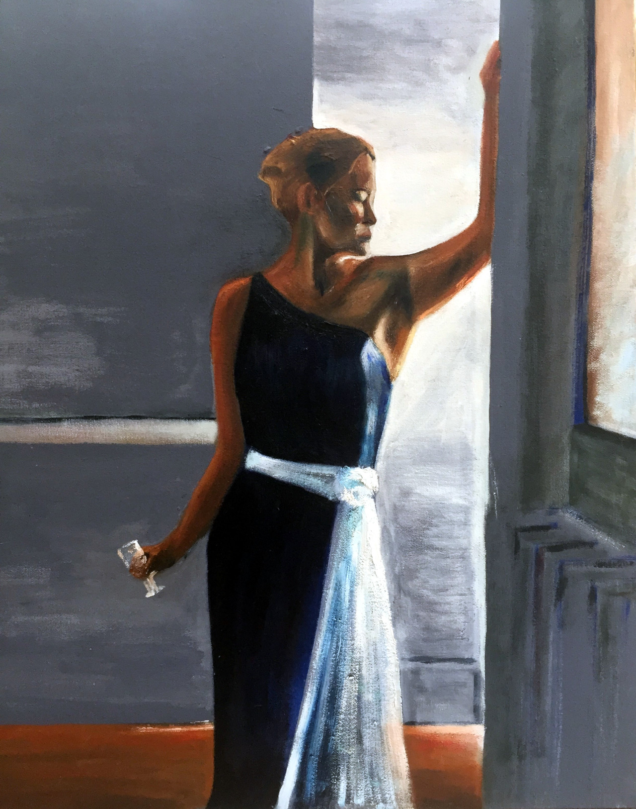 Lady in Blue by Mark Holman
