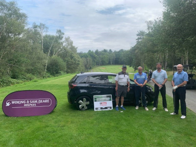 Jeremy Dale, Richard Boxall and Julian Wakeling at the Charity Golf Day