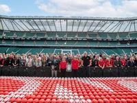HONDA UK SETS GUINNESS WORLD RECORDS™ title  FOR LARGEST RUGBY BALL MOSAIC (LOGO)