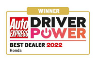 HONDA UK WINS THE 2022 DRIVER POWER DEALER SURVEY