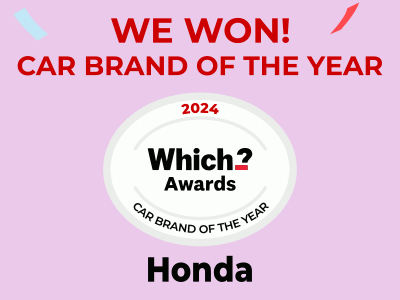 Honda wins Car Brand of the Year at the Which? Awards 2024