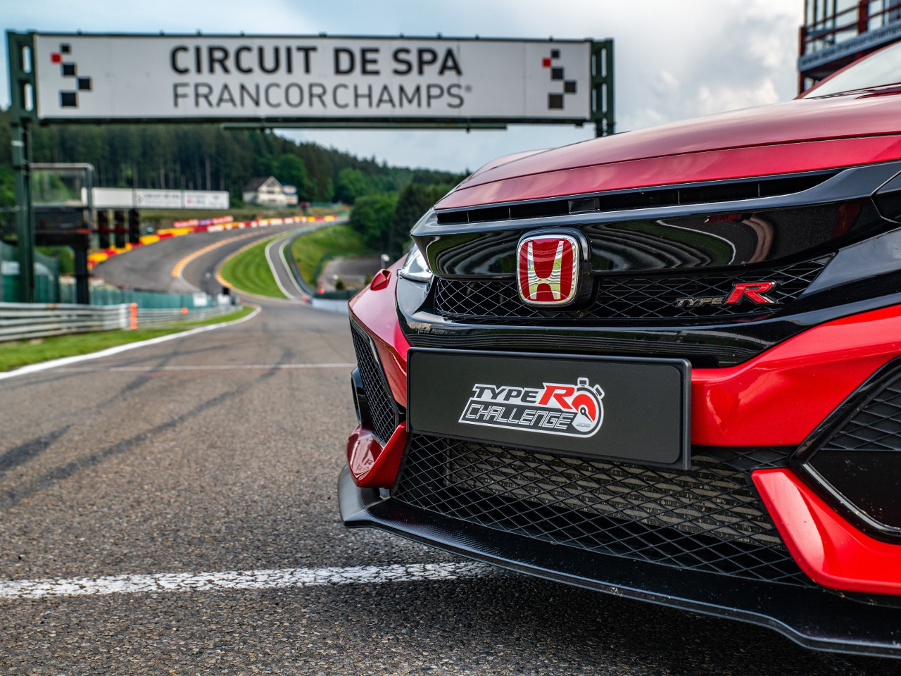 Type R at Francorchamps - Close up front grille