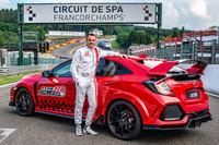 Type R at Francorchamps - Driver and car - Front